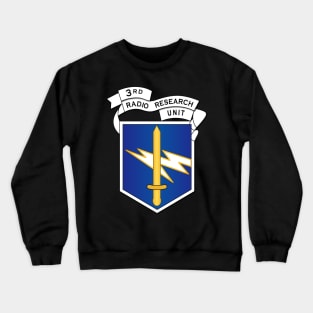 3rd Radio Research Unit Mobile Det  w VN SVC - Blue wo Txt Crewneck Sweatshirt